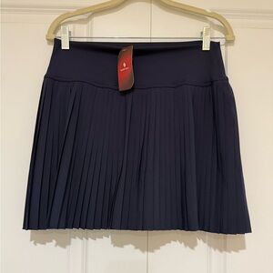 NWT Santiny pleated High-Rise Tennis Skort with pockets under sz L